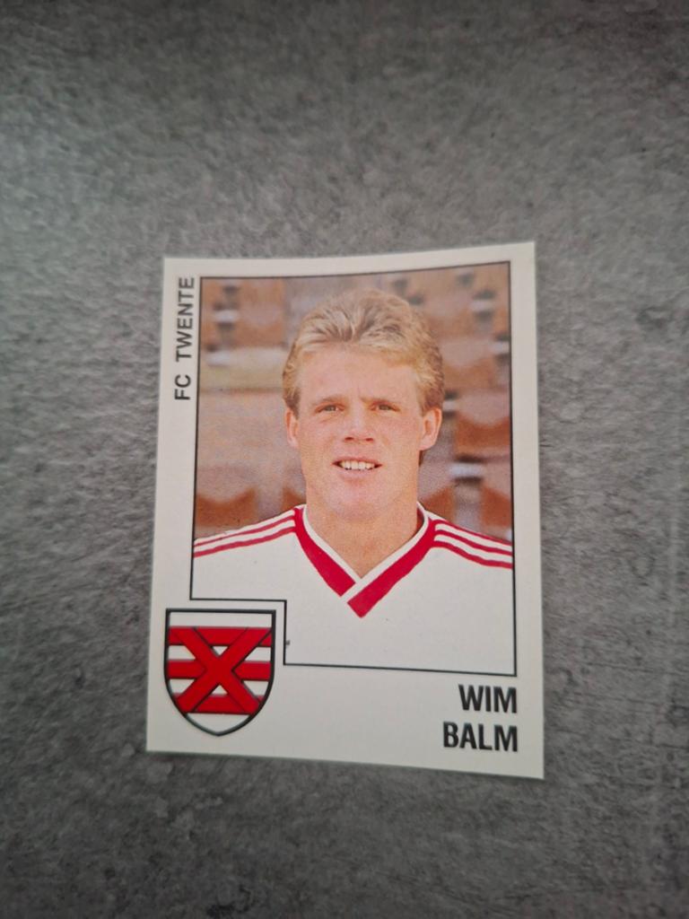 Panini sticker Voetbal 89. Speler Wim Balm FC Twente., Verzenden, Zo goed als nieuw, Sticker