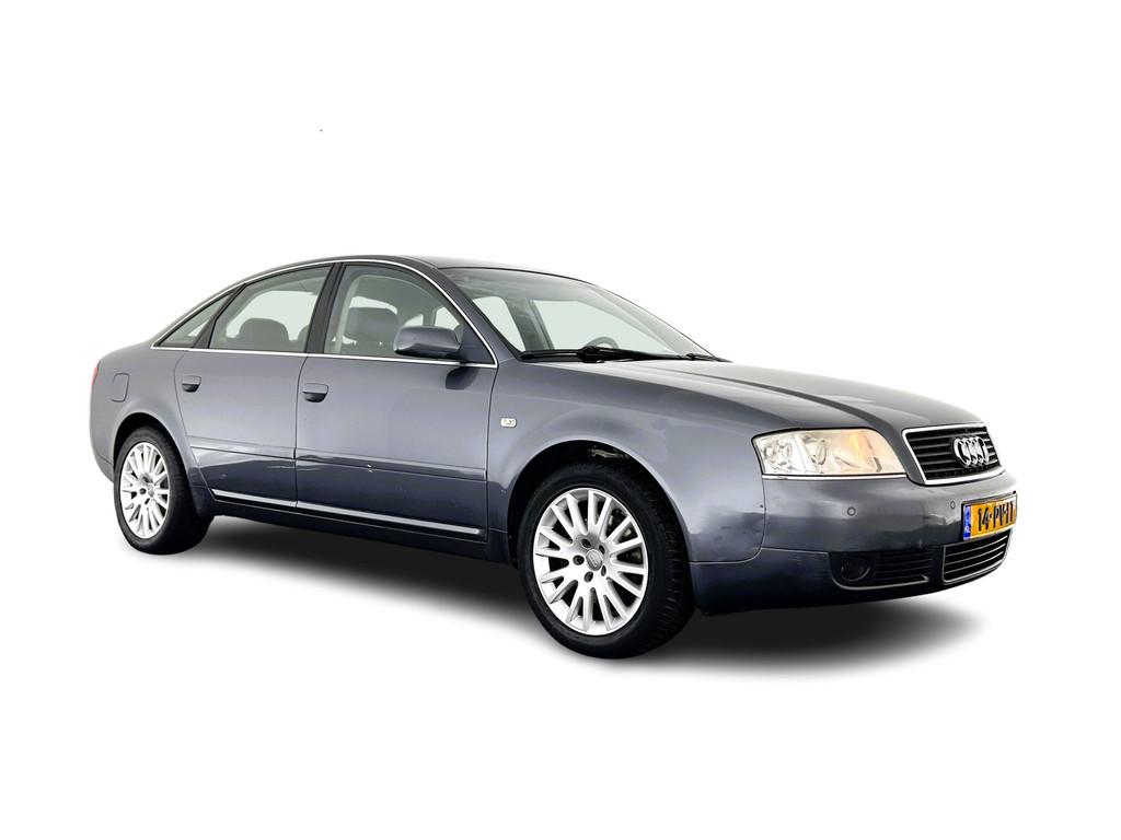 Audi A6 Limousine 2.4 MT (️) Aut. *LEATHER | ECC | PDC, Auto's, Audi, 1490 kg, Gebruikt, Zwart, Traction-control