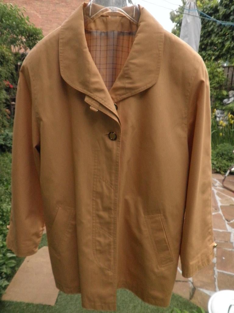 mooie oker gele winterjas, maat L, Kleding | Dames, Jassen | Winter, Ophalen of Verzenden, Zo goed als nieuw, Maat 38/40 (M), Geel