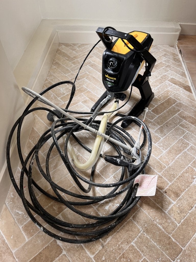 Verfspuit WAGNER Control Pro 350R + 30cm verlenglans, Ophalen, Zo goed als nieuw, Verfspuit of Verfpomp