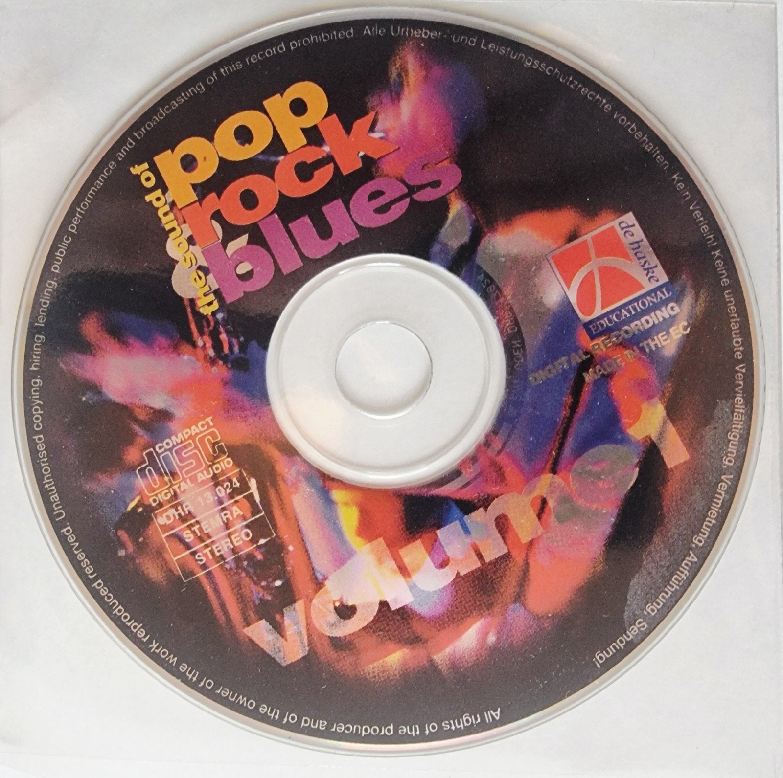 The Sound of Pop Rock Blues Saxofoon E Volume 1 + CD Bl18, Verzenden, Saxofoon, Zo goed als nieuw, Thema