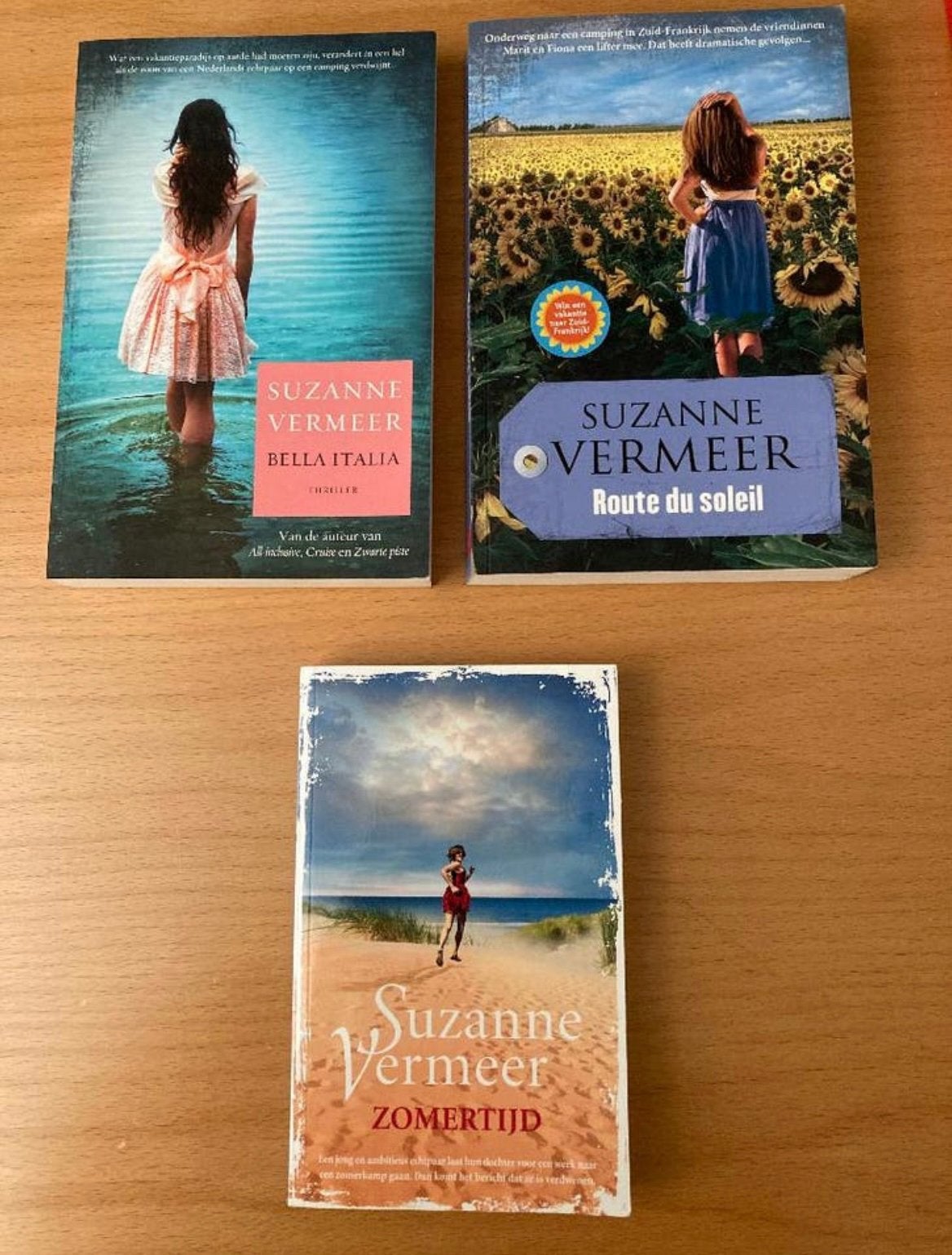 Suzanne Vermeer boeken: Bella Italia, Route du Soleil, Zomer, Ophalen of Verzenden, Zo goed als nieuw, Nederland