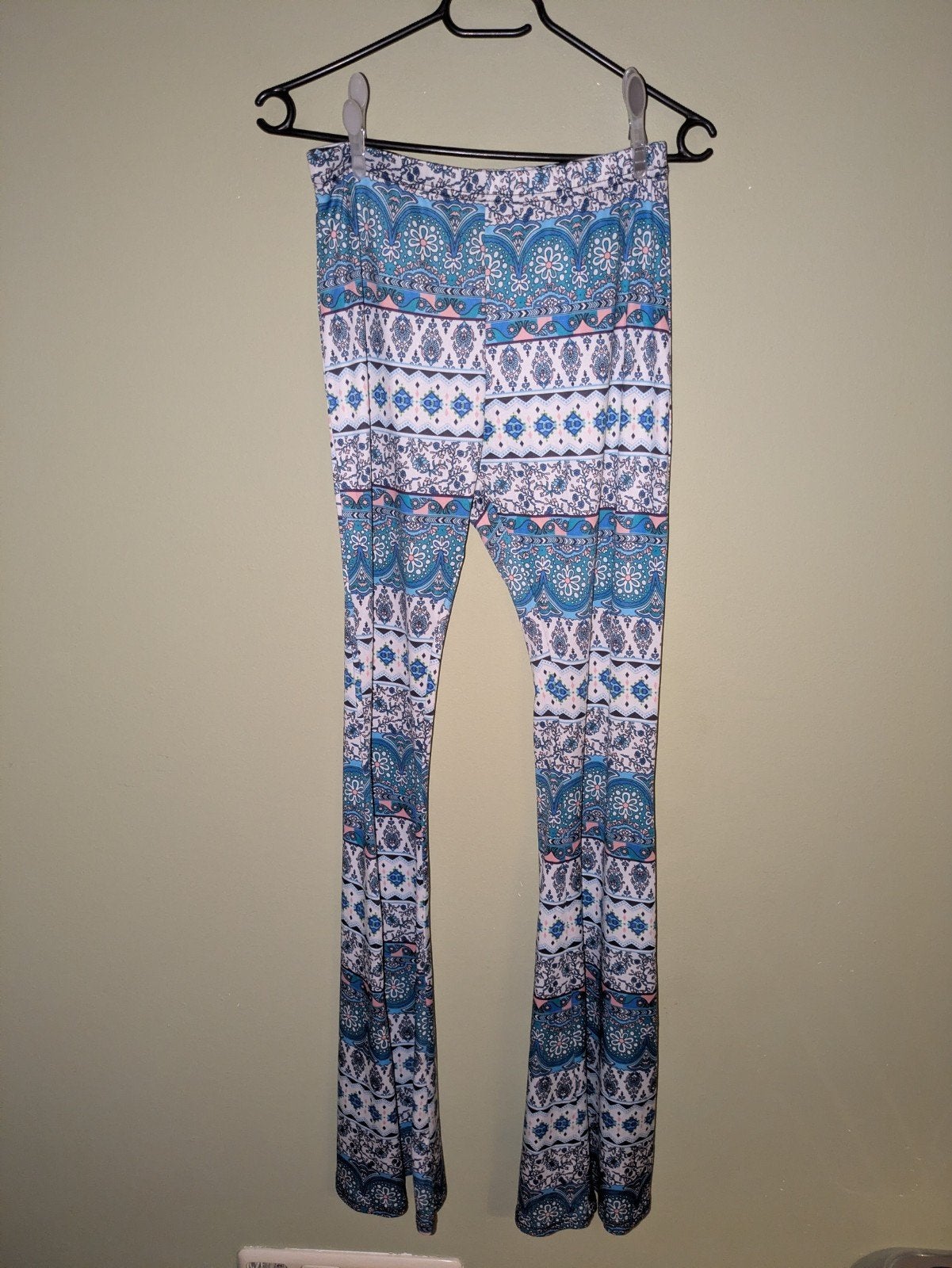Broek met wijde pijpen maat S (2), Meerkleurig, Ophalen of Verzenden, Zo goed als nieuw, Maat 36 (S)