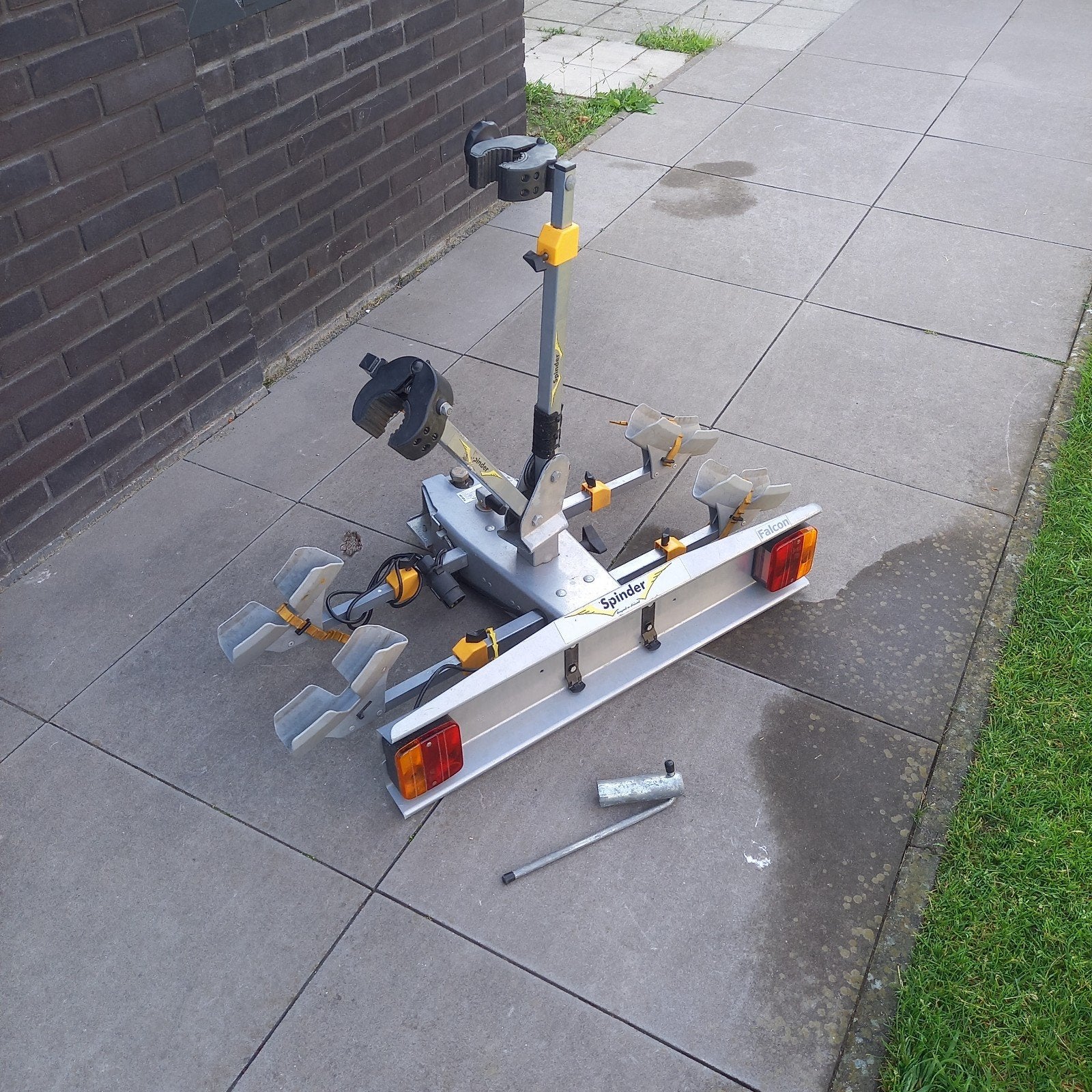 Spinder Trekhaakdrager voor 2 fietsen - Gebruikt, Auto diversen, Fietsendragers, Ophalen, 2 fietsen, Gebruikt, Trekhaakdrager