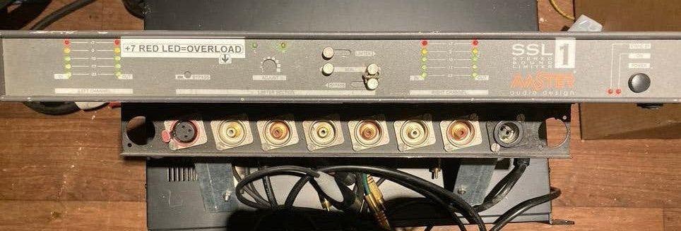 Master SSL1 Stereo Sound Limiter Audio Processor, Ophalen of Verzenden, Gebruikt