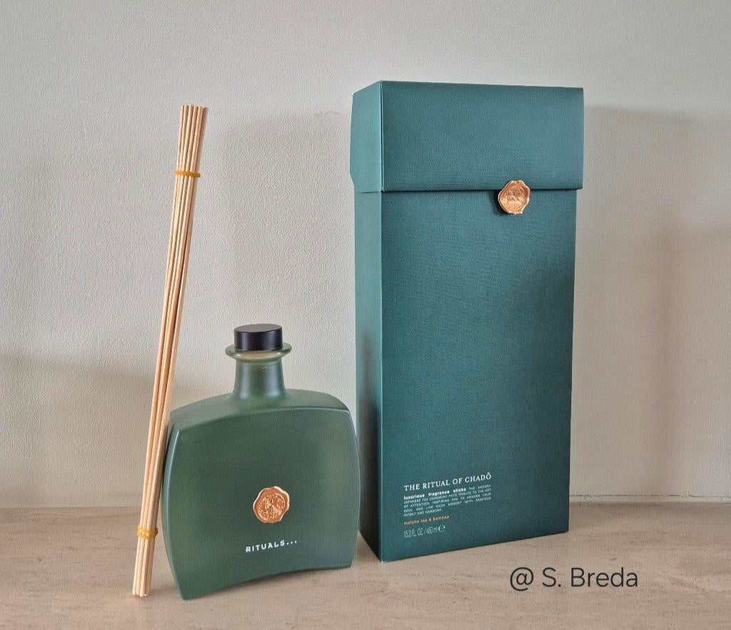 Rituals Limited | Chado | 450 ml geurstokjes geurstokken, Ophalen of Verzenden, Nieuw, Groen, Glas