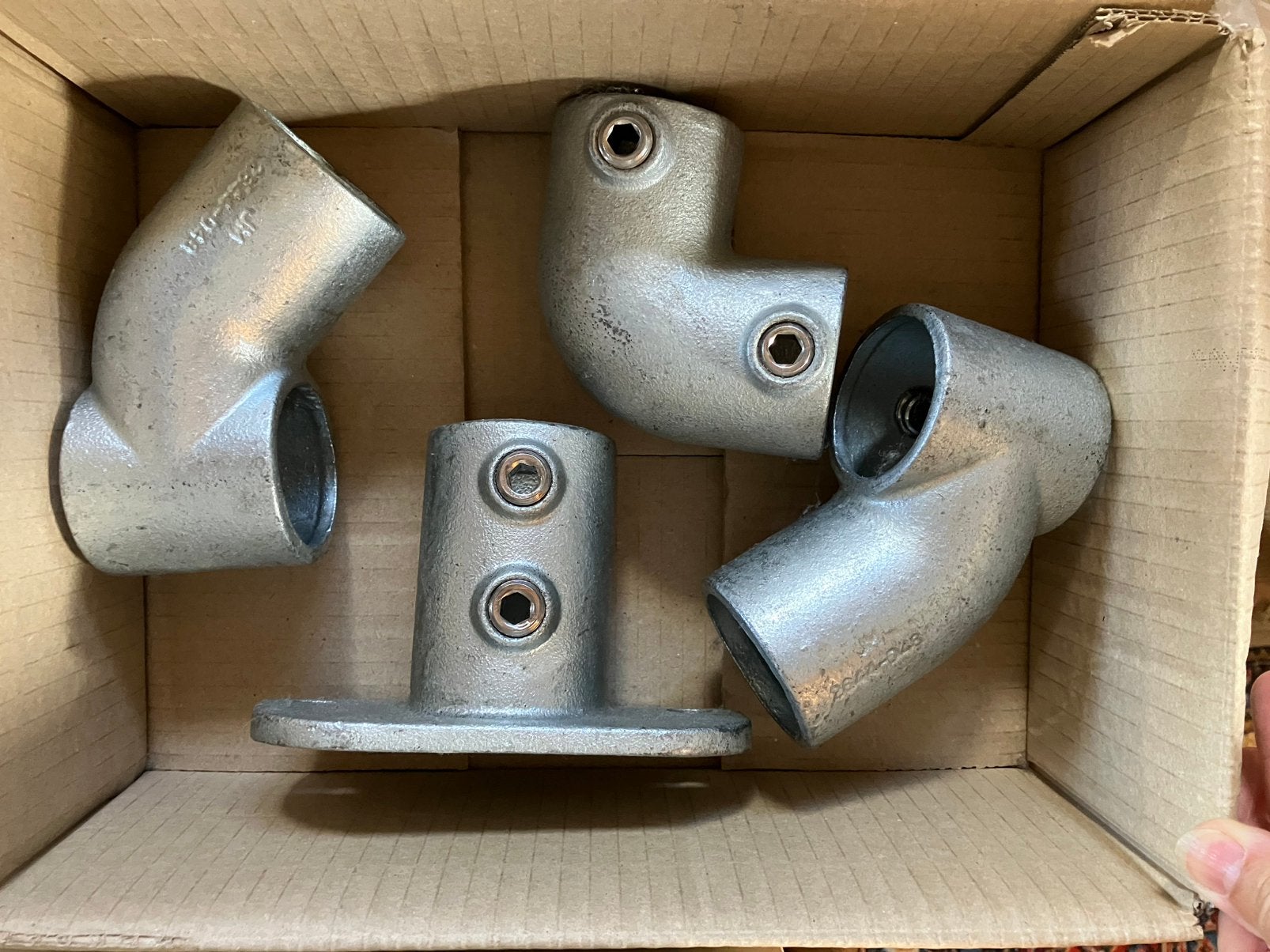 Steigerbuis koppelingen nieuw diameter 4,8 cm, Doe-het-zelf en Verbouw, IJzerwaren en Bevestigingsmiddelen, Ophalen, Nieuw, Minder dan 50 mm
