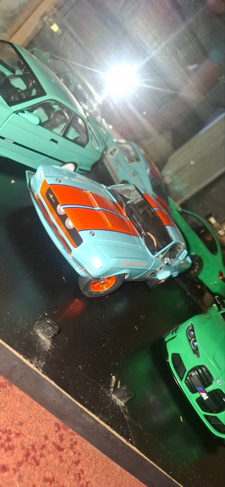 Shelby GT500 Modelauto solido 1:18, Ophalen of Verzenden, Zo goed als nieuw, Auto, Overige merken