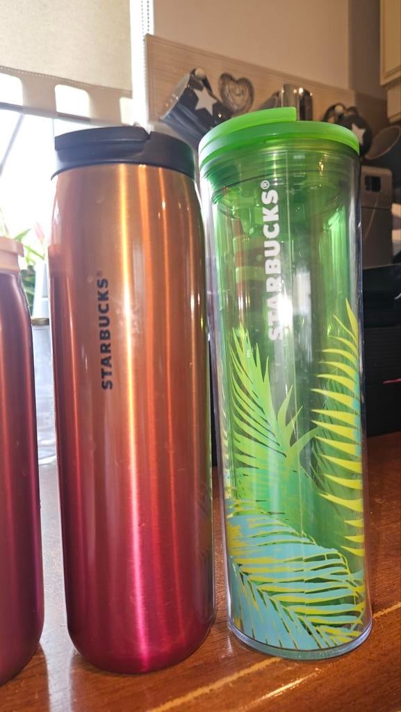 5 originele Starbucks bekers / buddons - Zo goed als nieuw, Ophalen of Verzenden