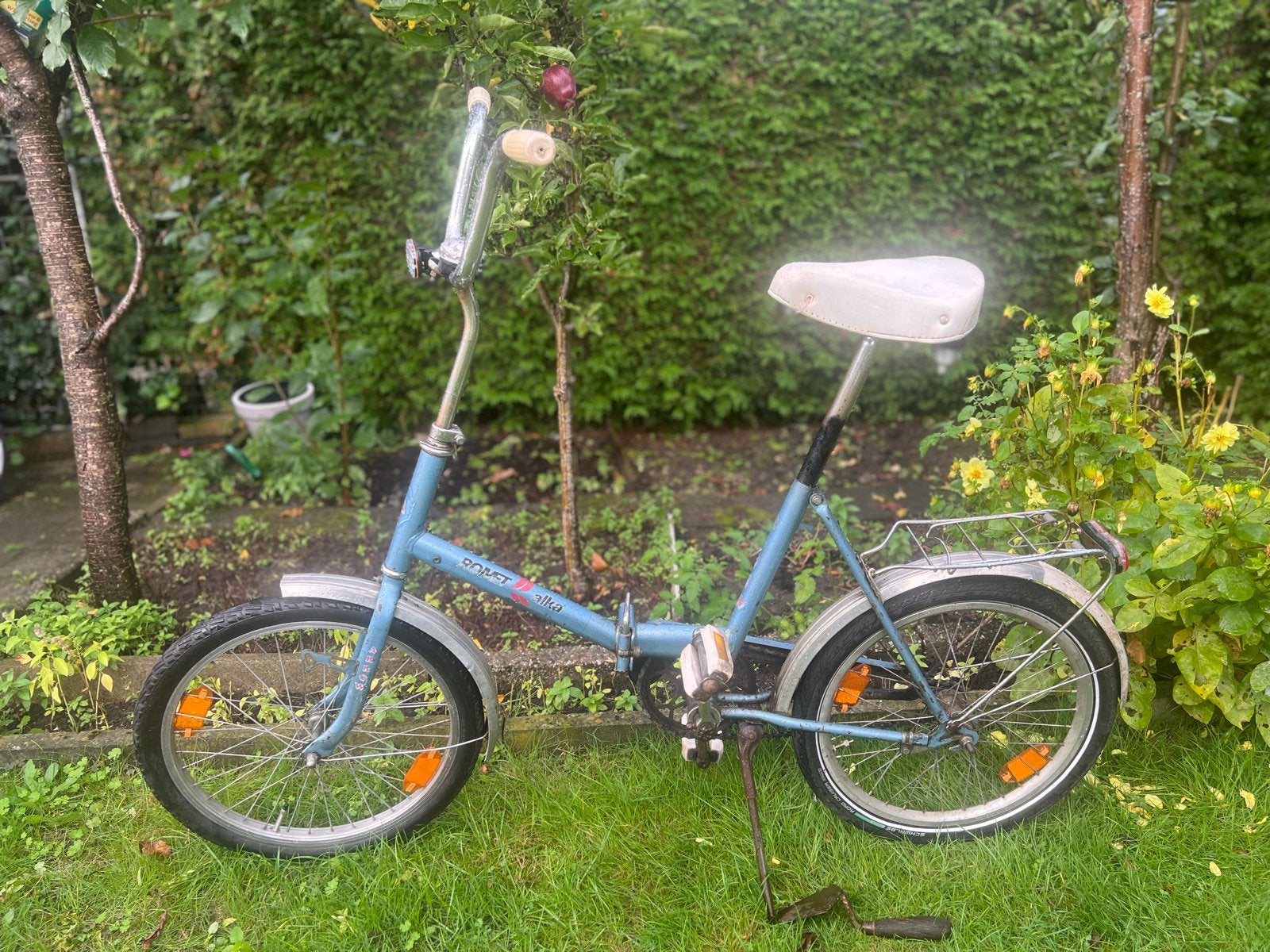 Vintage opvouwbare fiets - Gazelle Kwikstep, 20 inch of meer, Gebruikt, Velgrem, Ophalen of Verzenden