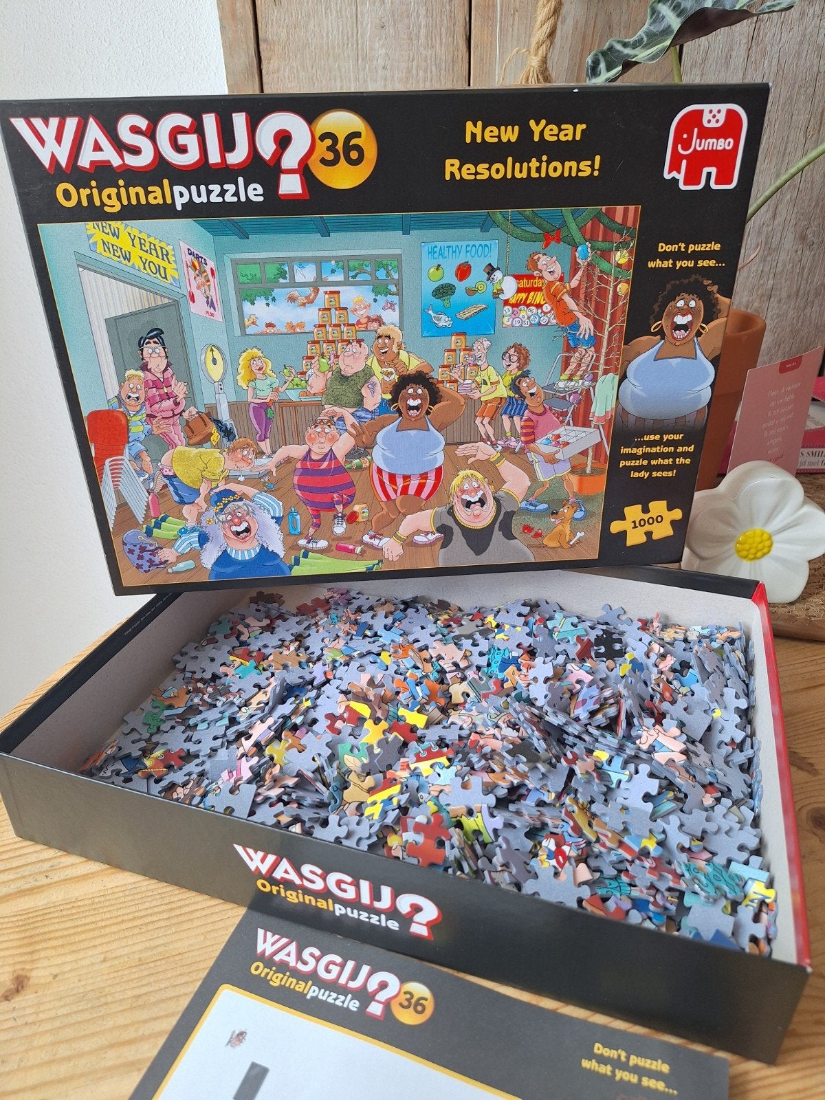 Wasgij? 36 - New Year Resolutions!, Ophalen of Verzenden, 500 t/m 1500 stukjes, Zo goed als nieuw