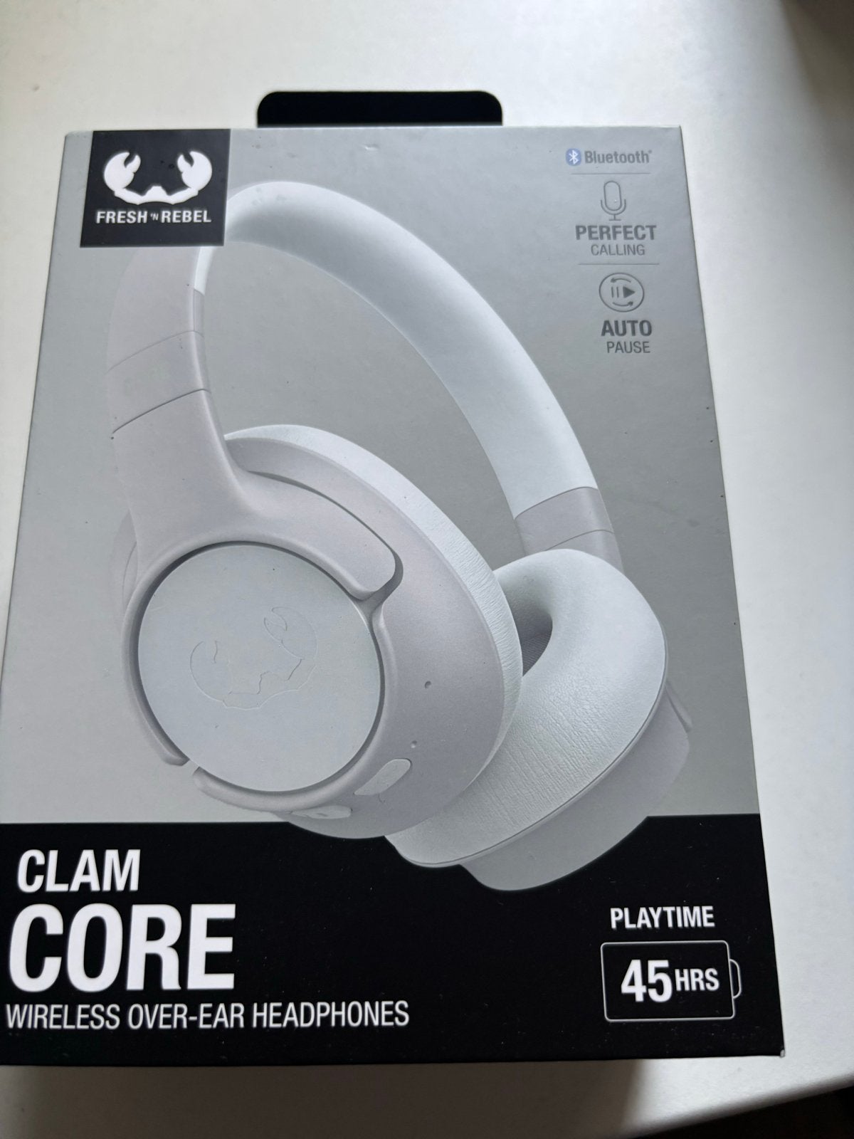 Fresh 'n Rebel Clam Core Draadloze Over-ear Koptelefoon Wit, Fresh 'n Rebel, Bluetooth, Nieuw, Ophalen of Verzenden