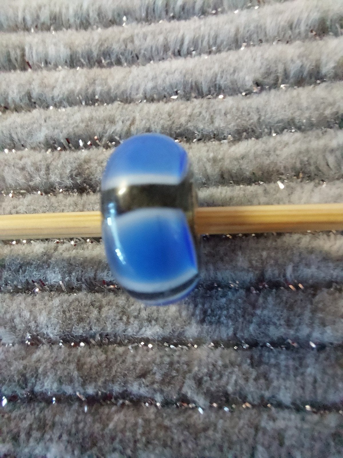 Trollbeads bead Blue summertry uniek., Ophalen of Verzenden, Gebruikt, Glas of Kristal, Trollbeads