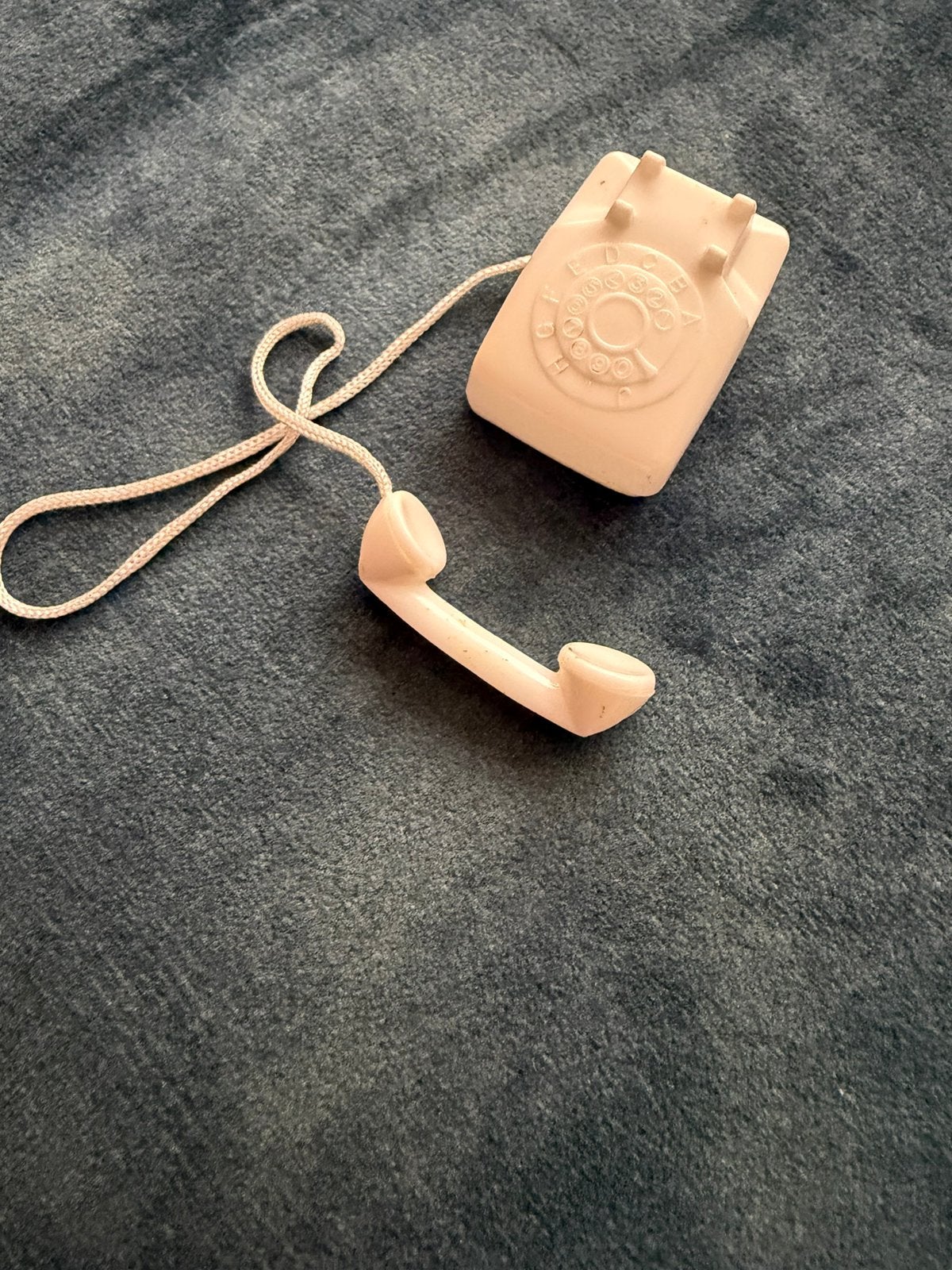 Barbie vintage witte telefoon, Ophalen of Verzenden, Zo goed als nieuw, Accessoires