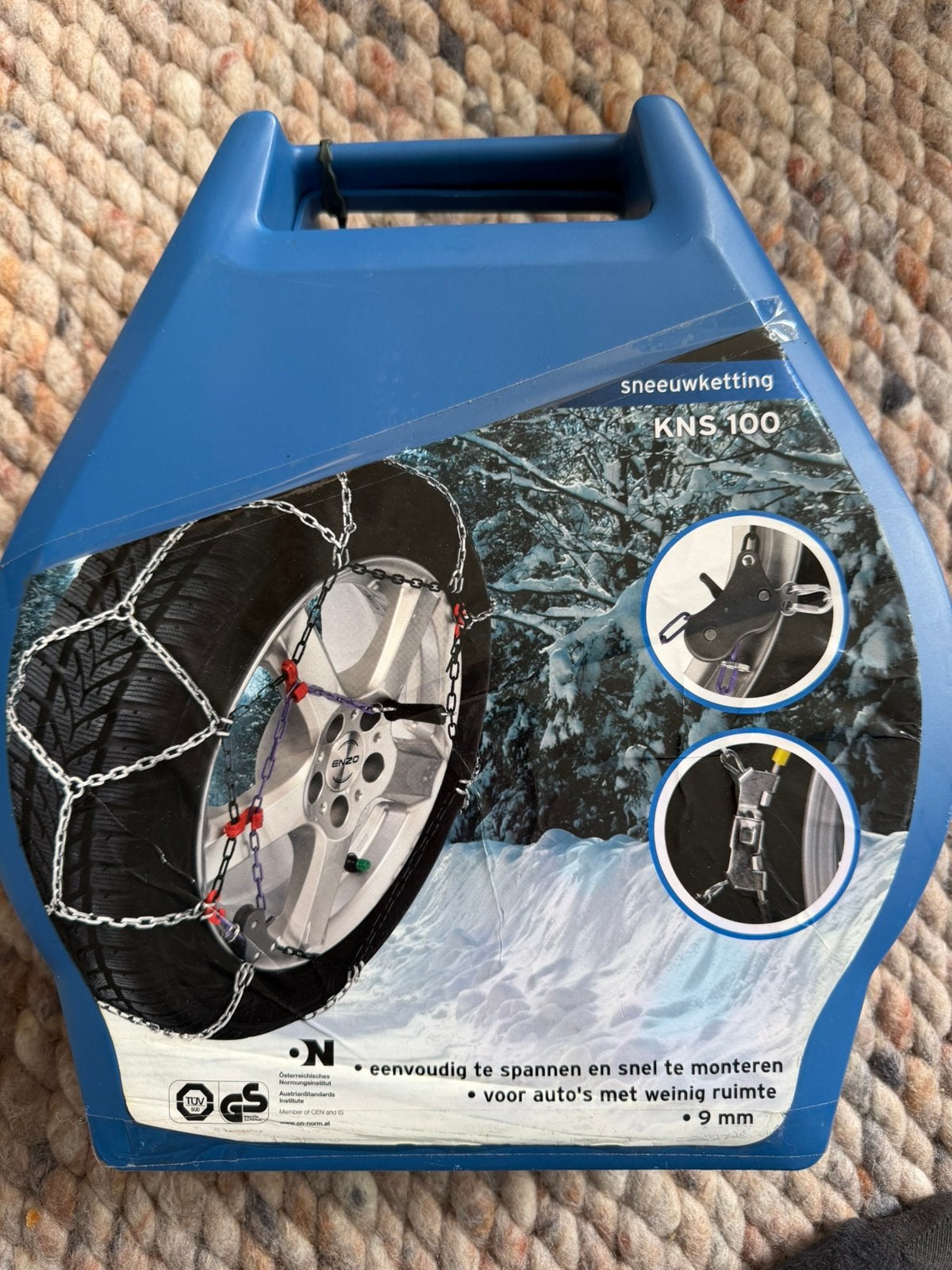 Sneeuwketting - halfords - KNS 100 met handschoon, Ophalen of Verzenden, Zo goed als nieuw