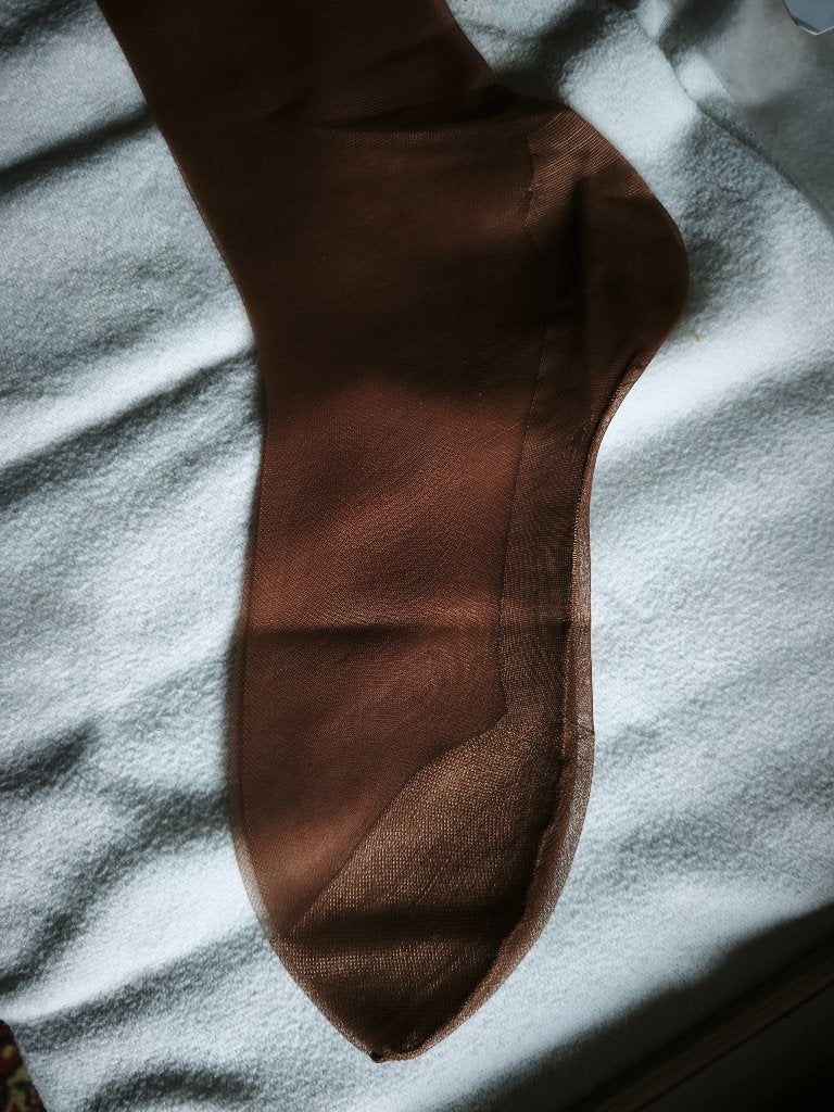 Nylon kous, Overige typen, Bruin, Verzenden, Nieuw