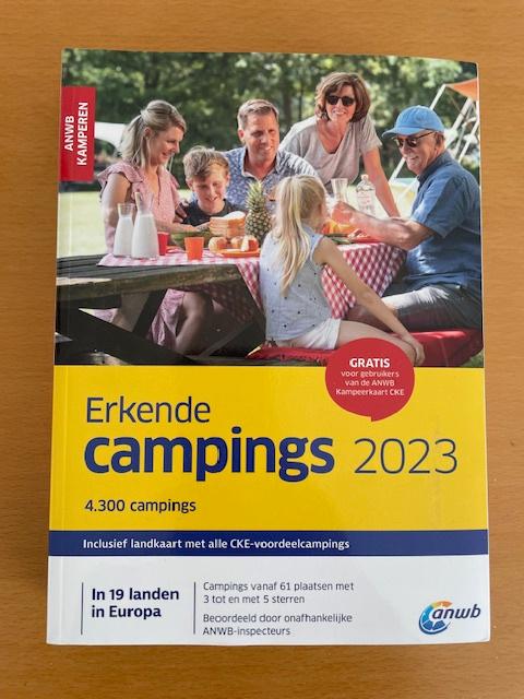 ANWB Erkende Campings 2023 In 19 landen in Europa, Europa, Ophalen of Verzenden, Zo goed als nieuw, Campinggids