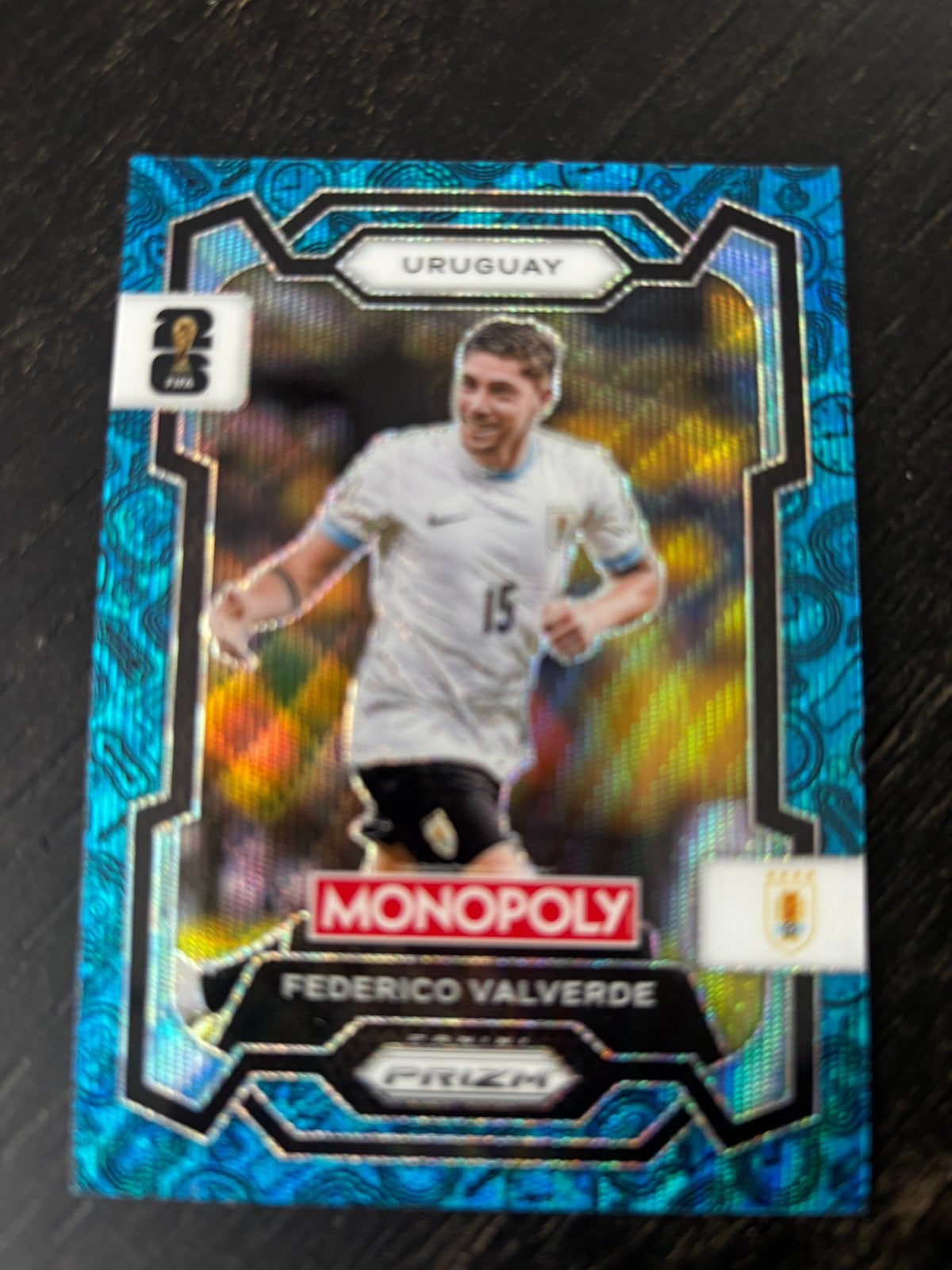 Panini Monopoly Prizm 2026 - Federico Valverde #65 Blue, Verzenden, Nieuw, Buitenlandse clubs, Poster, Plaatje of Sticker