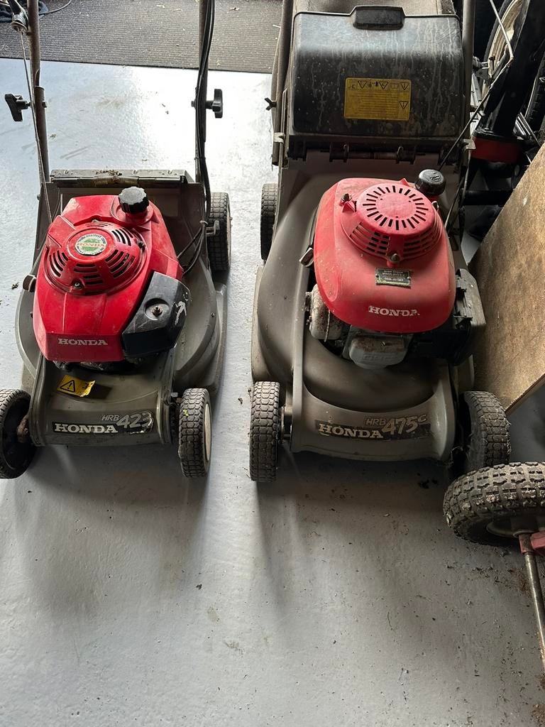 2 x honda maaier OPKNAPPERS, Tuin en Terras, Grasmaaiers, Ophalen, Cirkelmaaier, Gebruikt, 40 t/m 49 cm