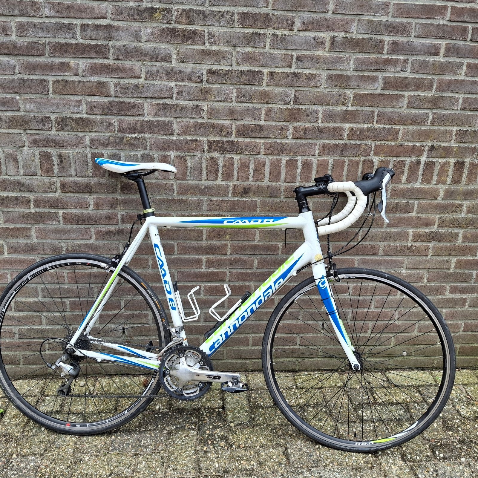 Cannondale racefiets met Shimano SPD-SL schoenen maat 43, 28 inch, Gebruikt, Aluminium, Meer dan 20 versnellingen
