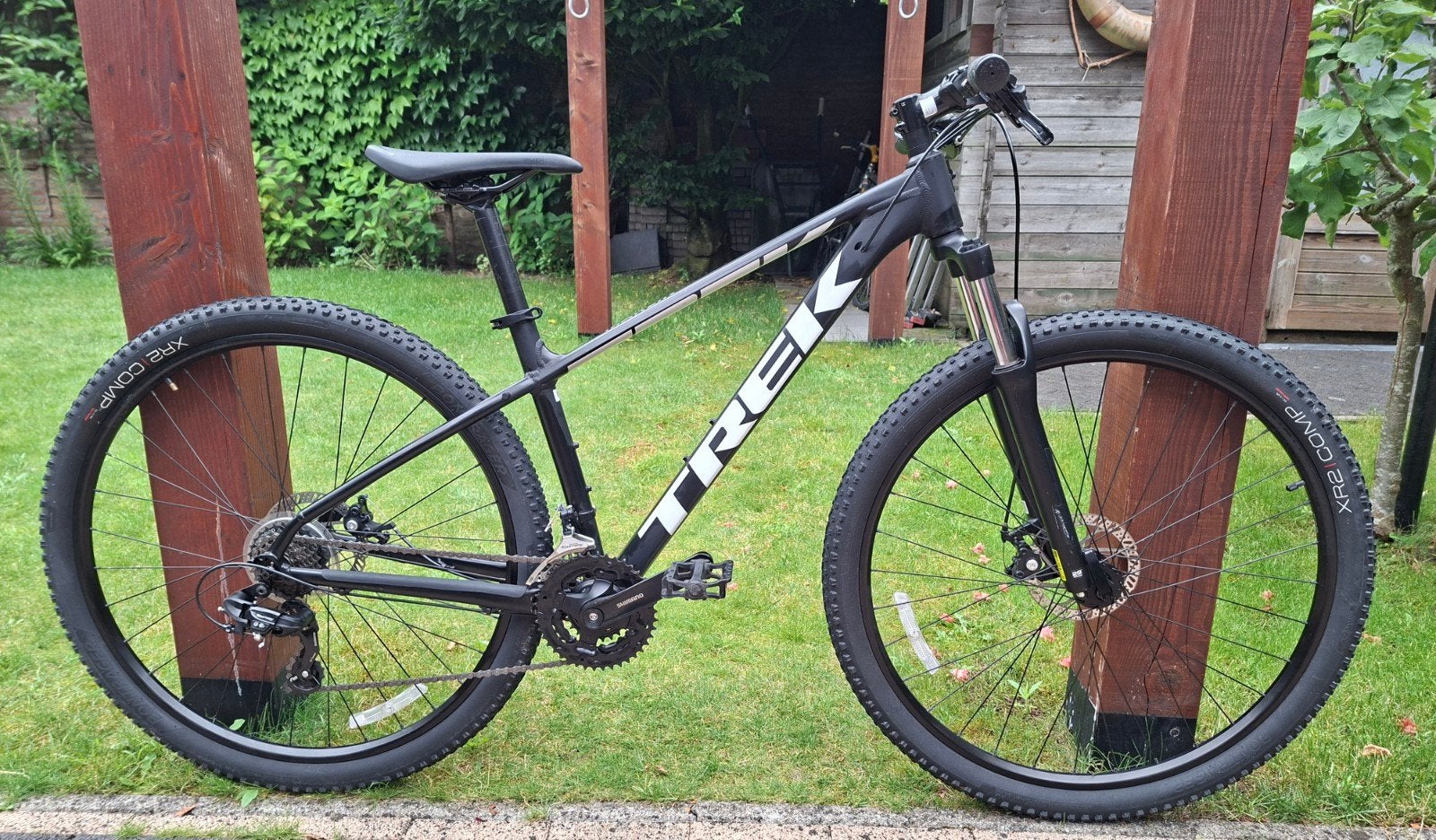 Zeer nette Trek Marlin mountainbike zwart, Ophalen, Gebruikt, Hardtail, Schijfrem