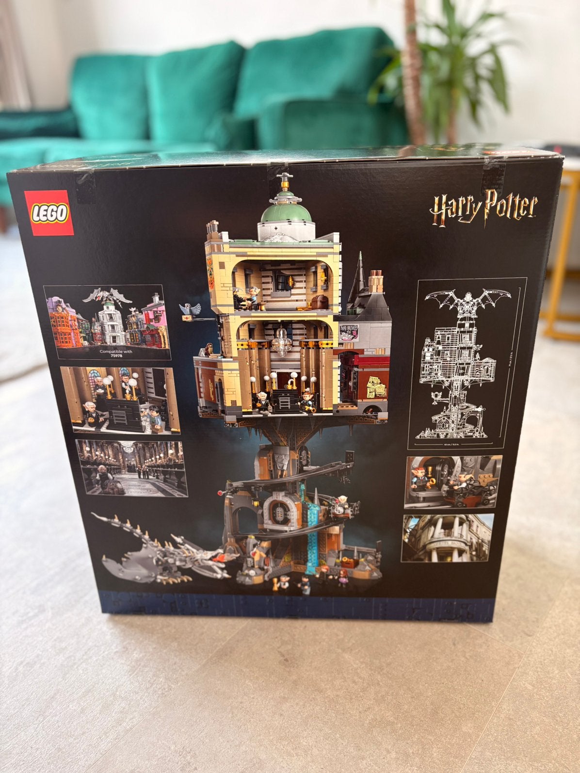 Lego Harry Potter 76417 Goudgrijp Tovenaarsbank - Nieuw, Lego, Geen, Geen, Ophalen of Verzenden
