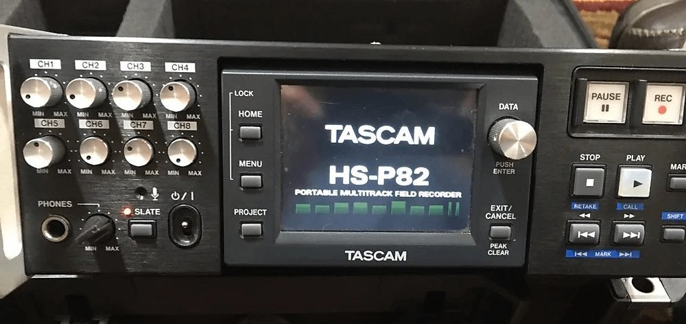 Tascam HS-P82 8 kanaals Pro Recorder, Ophalen of Verzenden, Zo goed als nieuw, 5 tot 10 kanalen, Microfooningang