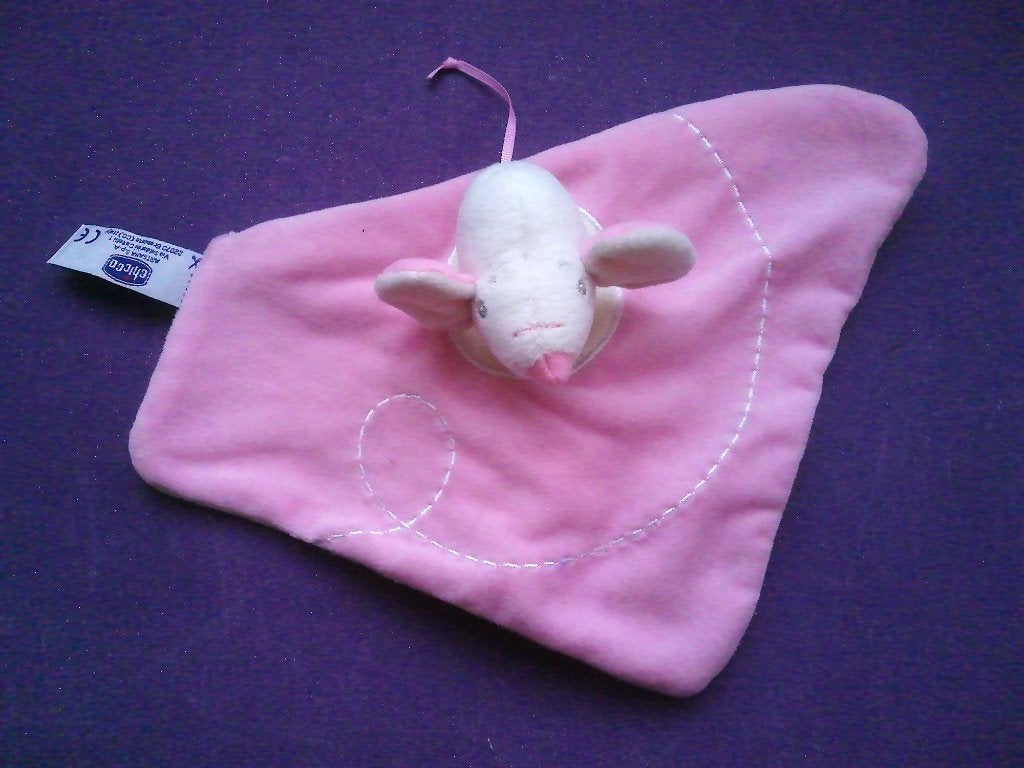 CHICCO Knuffeldoekje MUIS. ROZE **Nieuw**, Muis, Overige merken, Nieuw, Ophalen of Verzenden