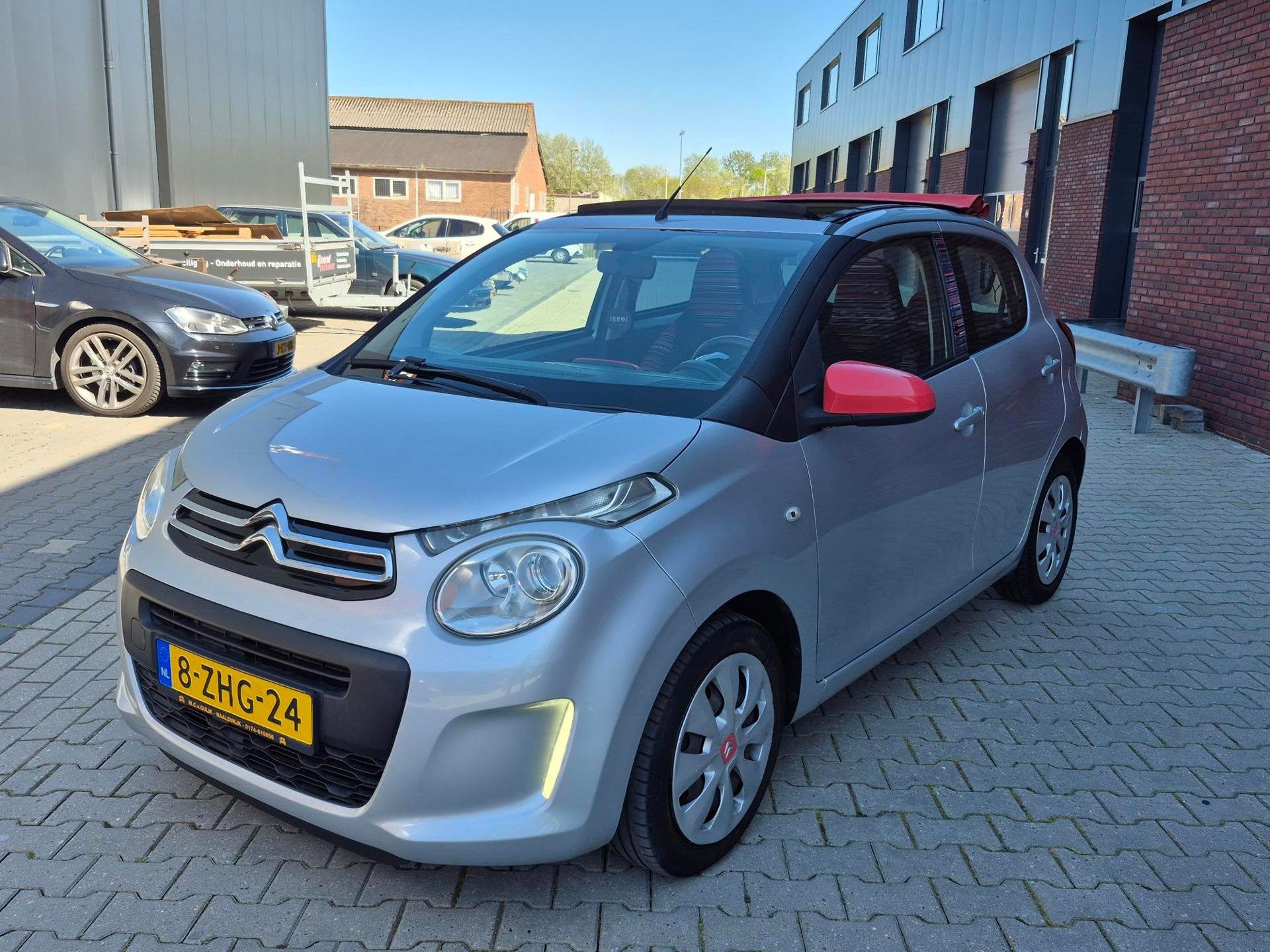 Citroen C1 1.2 PureTech Airscape Shine Cabrio nieuw APK, Voorwielaandrijving, Euro 5, Stof, Gebruikt