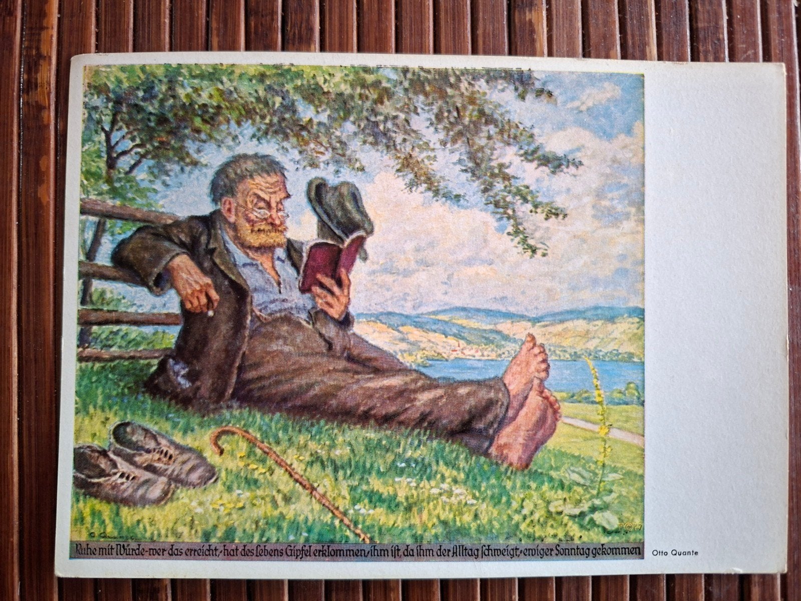Ansichtkaart Otto Quante - Fern vom Alltag - 1935, Ophalen of Verzenden, 1920 tot 1940, Gelopen