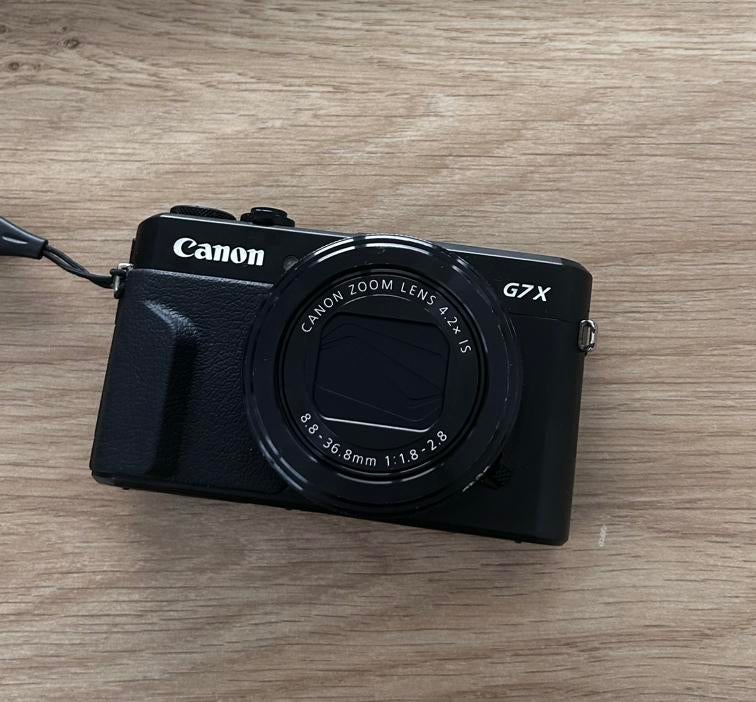 Canon PowerShot G7X Mark II - uitstekend - extra inbegrepen, Audio, Tv en Foto, Fotocamera's Digitaal, Canon, Compact, Ophalen of Verzenden