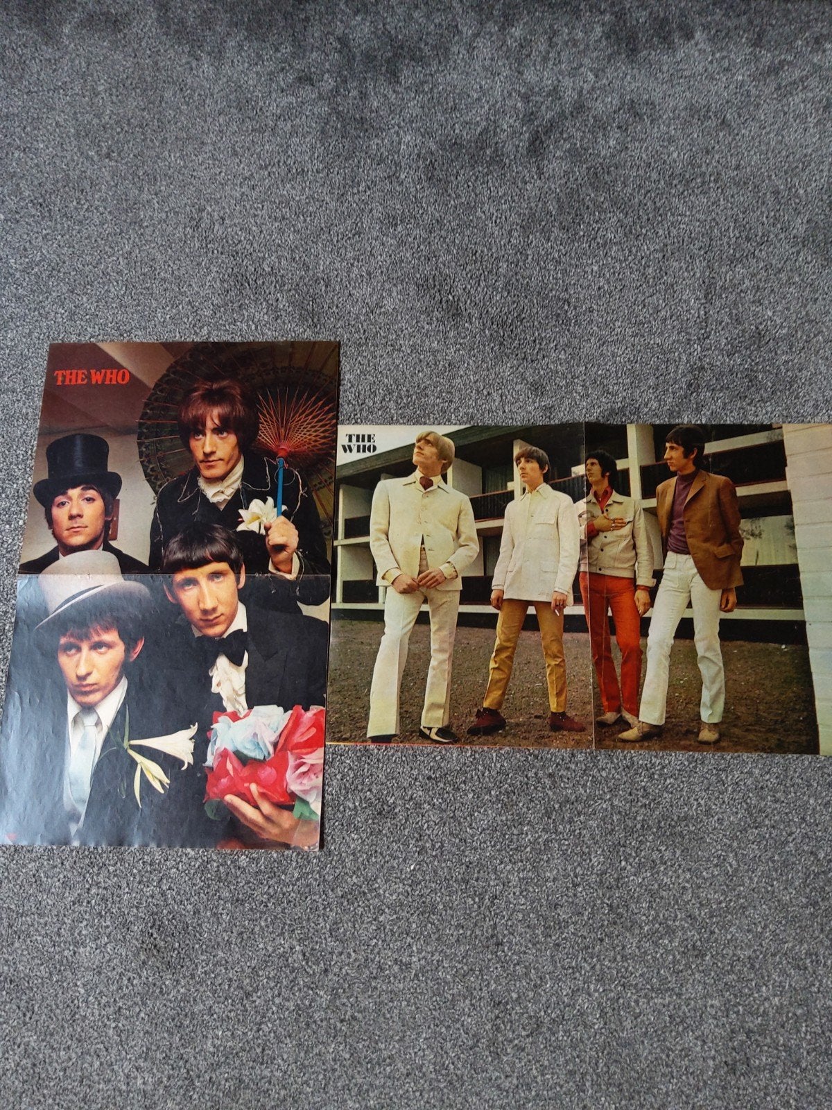 The Who: 2 posters muziek expres 60's, Ophalen of Verzenden, A1 t/m A3, Muziek