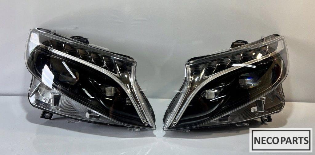 MERCEDES V KLASSE W447 EQV FULL LED KOPLAMPEN COMPLEET, Gebruikt, -, Ophalen of Verzenden, -