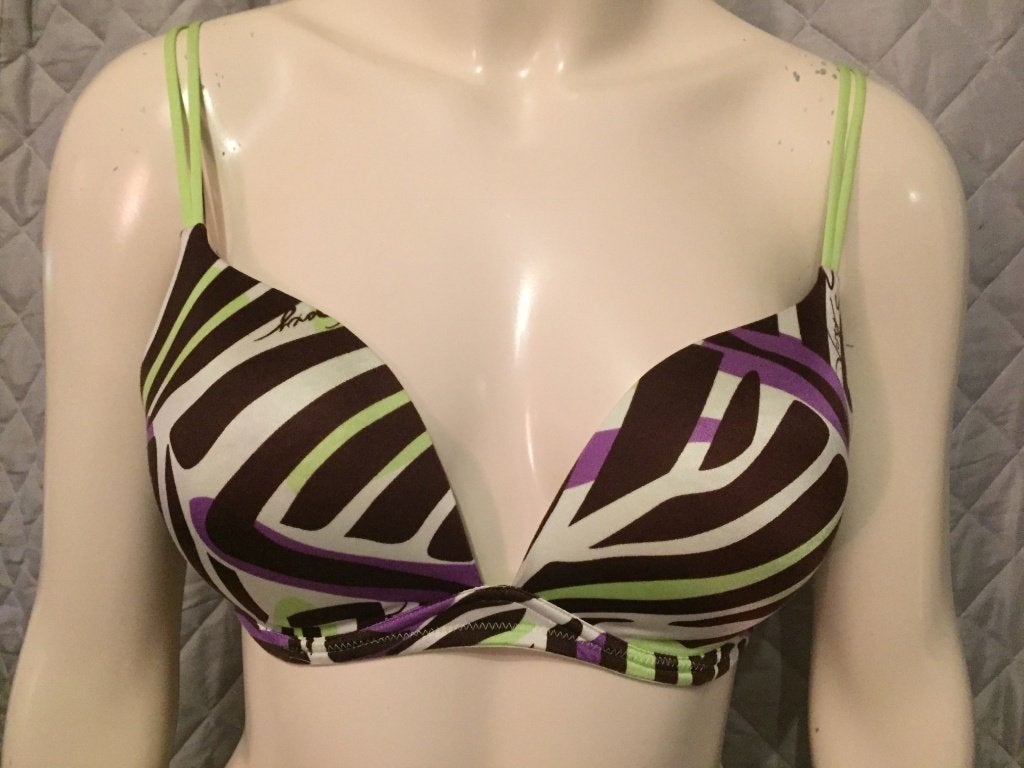 75c Victoria's secret  very sexy push up bh zebra (2B27), Tweedehands verkoop, Tweedehands verkoop, Zwart, Ophalen of Verzenden