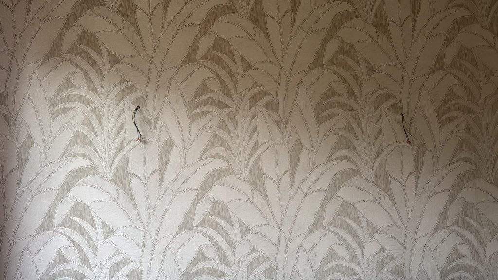 Arte Vinylbehang - 1 rol (7 m2), Bladeren, Verzenden, Grijs, Arte