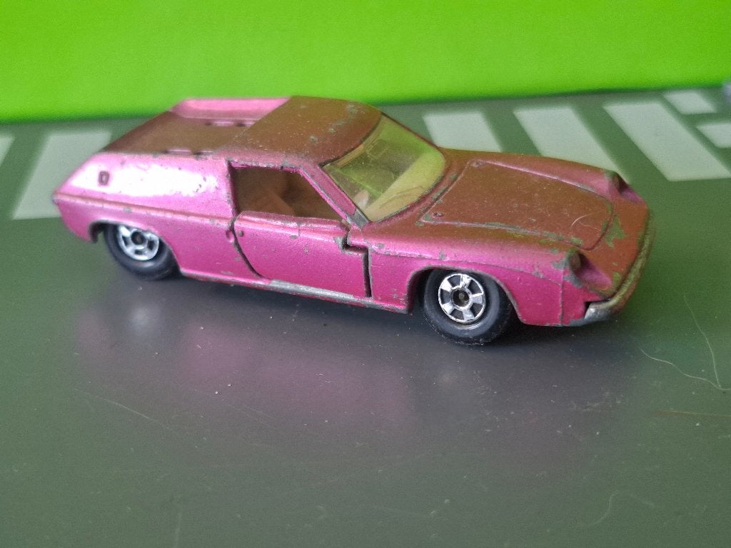 Matchbox 5 - Lotus Europa [paars] 1/60 2, Ophalen of Verzenden, Gebruikt, Auto