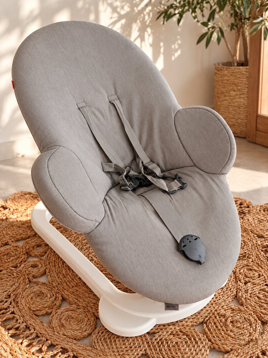 STOKKE Steps Bouncer wipstoel | grijs/wit | babywip |, Overige merken, Gebruikt, Wipstoel, Met gordel(s) of riempje(s)
