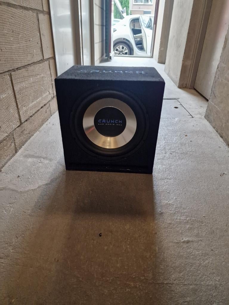 Crunch GPX350 Subwoofer - Krachtige Bass voor Auto, Auto diversen, Autoradio's, Gebruikt, Ophalen