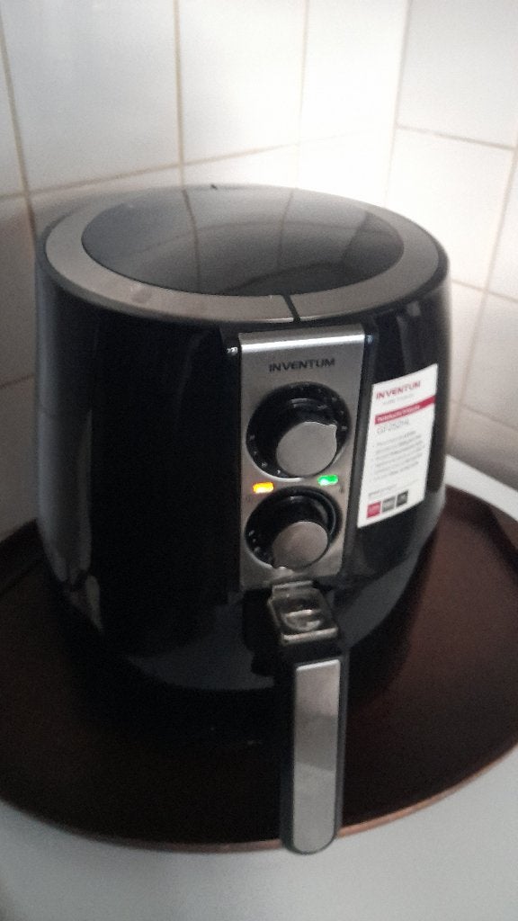Airfryer Inventum GF252HL, Ophalen of Verzenden, Gebruikt, Airfryer, 1000 t/m 1499 gram