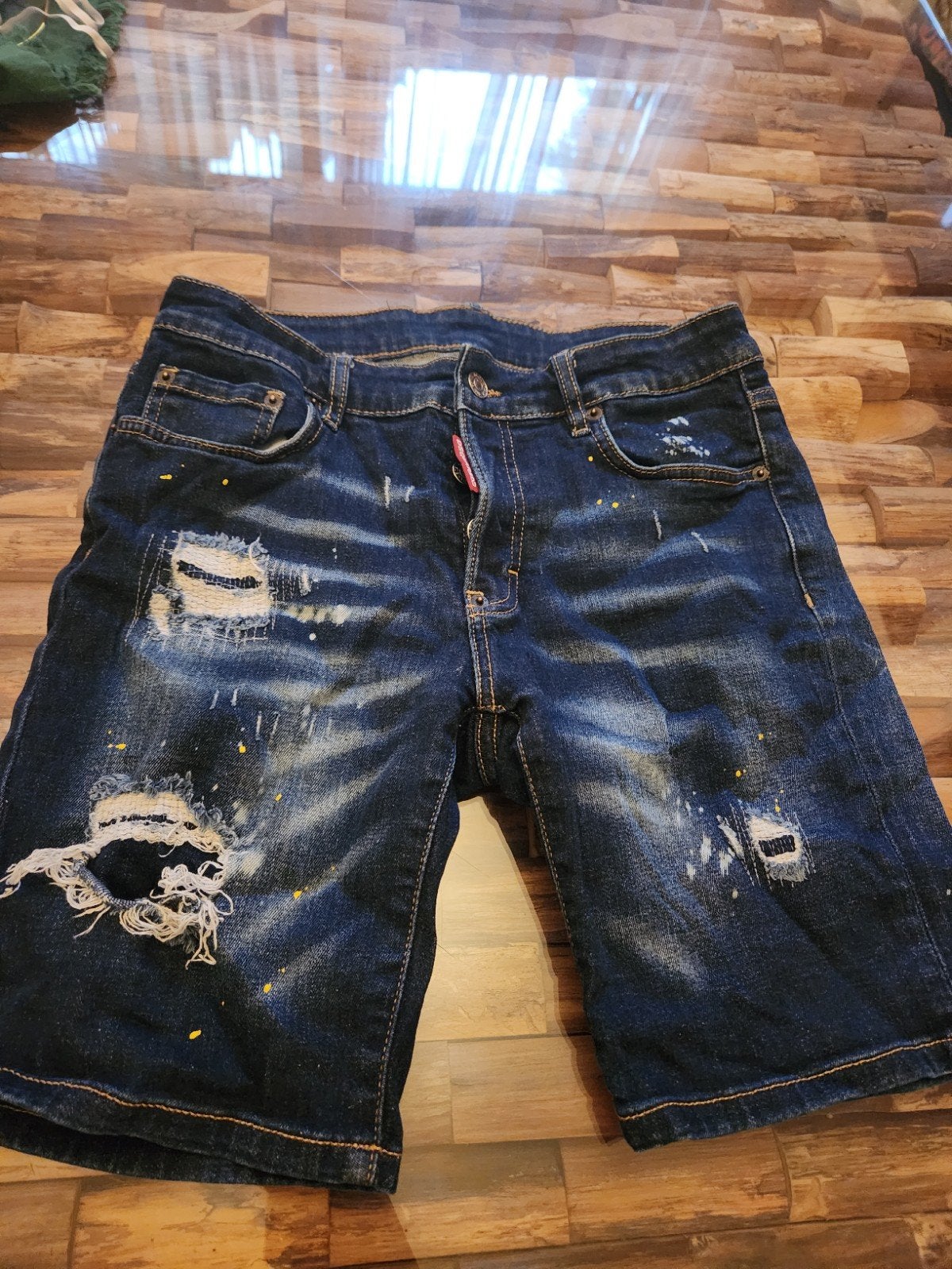 Dsquared2 Jeans Shorts - Maat 48, W36 - W38 (confectie 52/54), Dsquared2, Blauw, Ophalen of Verzenden