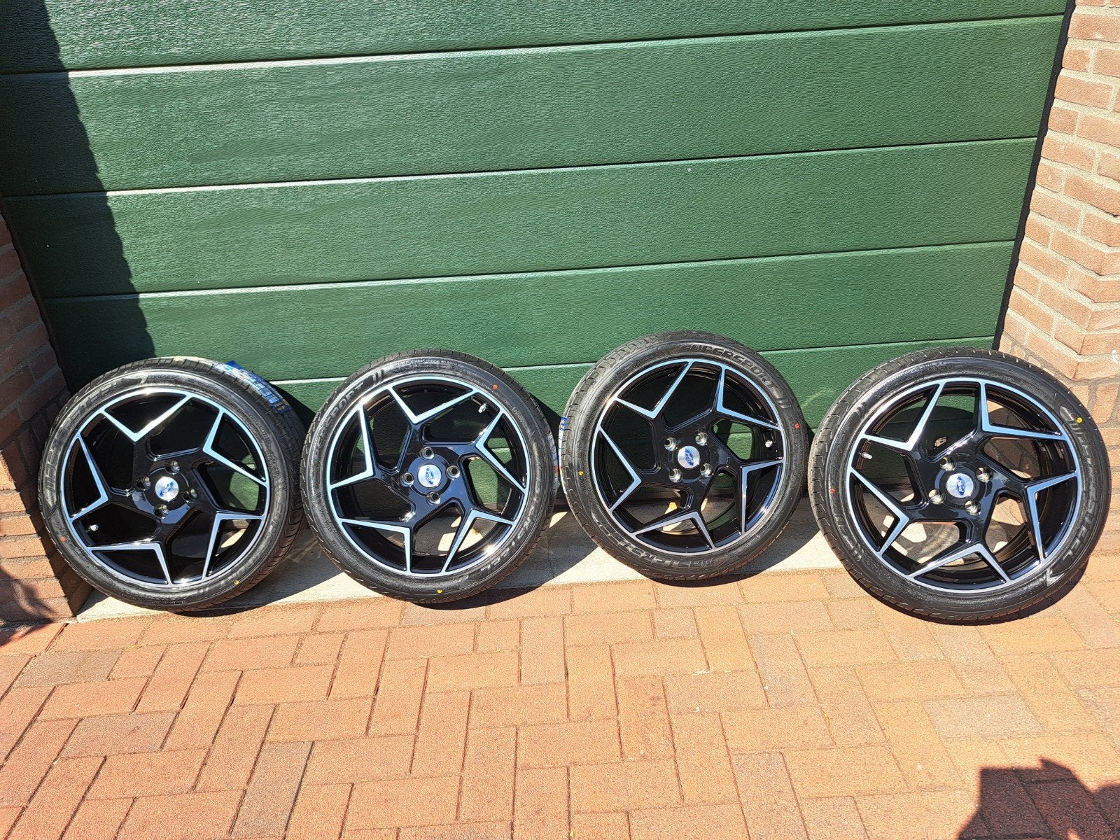 nieuwe set 17 inch velgen 4x108 ford fiesta, Ophalen, Banden en Velgen, Nieuw, 17 inch