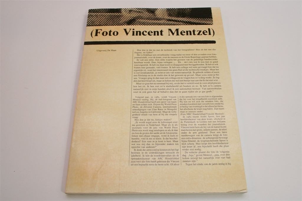 Vincent Mentzel — De Beste Foto\'s voor NRC Handelsblad, Boeken, Ophalen of Verzenden, Gelezen, Fotografen
