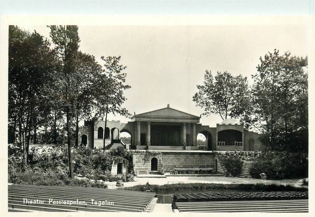 388-507-043 Tegelen Theater Passiespelen, Verzenden, Voor 1920, Limburg