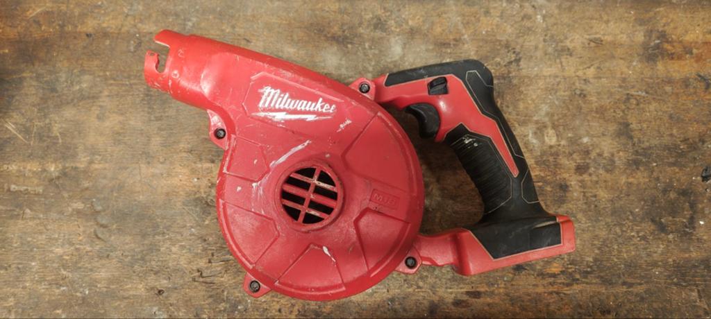Milwaukee m18 bbl blaas machine, Ophalen of Verzenden, Gebruikt