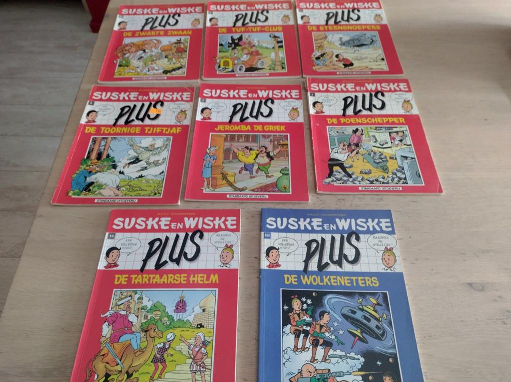Suske en Wiske Plus - 8 stripboeken, Ophalen of Verzenden