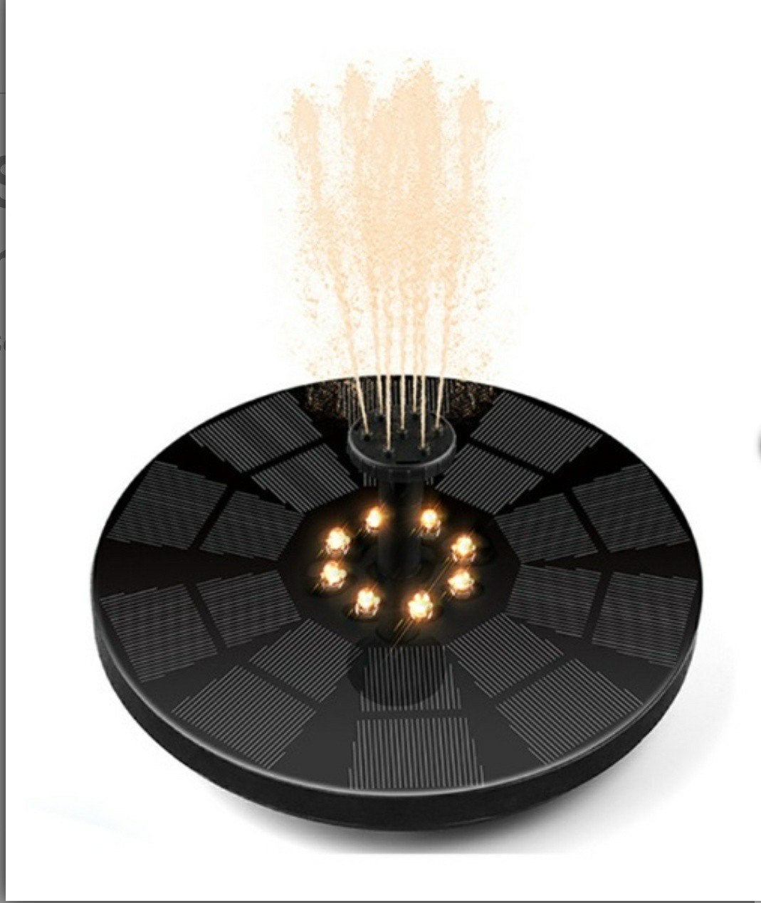 Solar fonteinen pompen en verlichting, Ophalen of Verzenden, Nieuw, Fontein