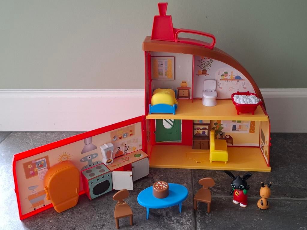 Bing speelhuis, Ophalen, Zo goed als nieuw, Speelset