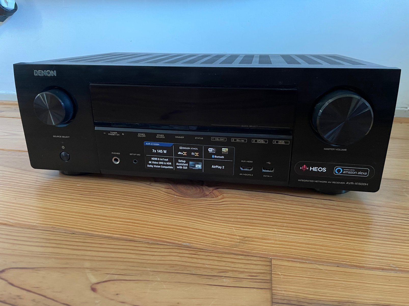 Denon AVR-X1500H AV-receiver (defect), Denon, Ophalen of Verzenden, Niet werkend, 120 watt of meer