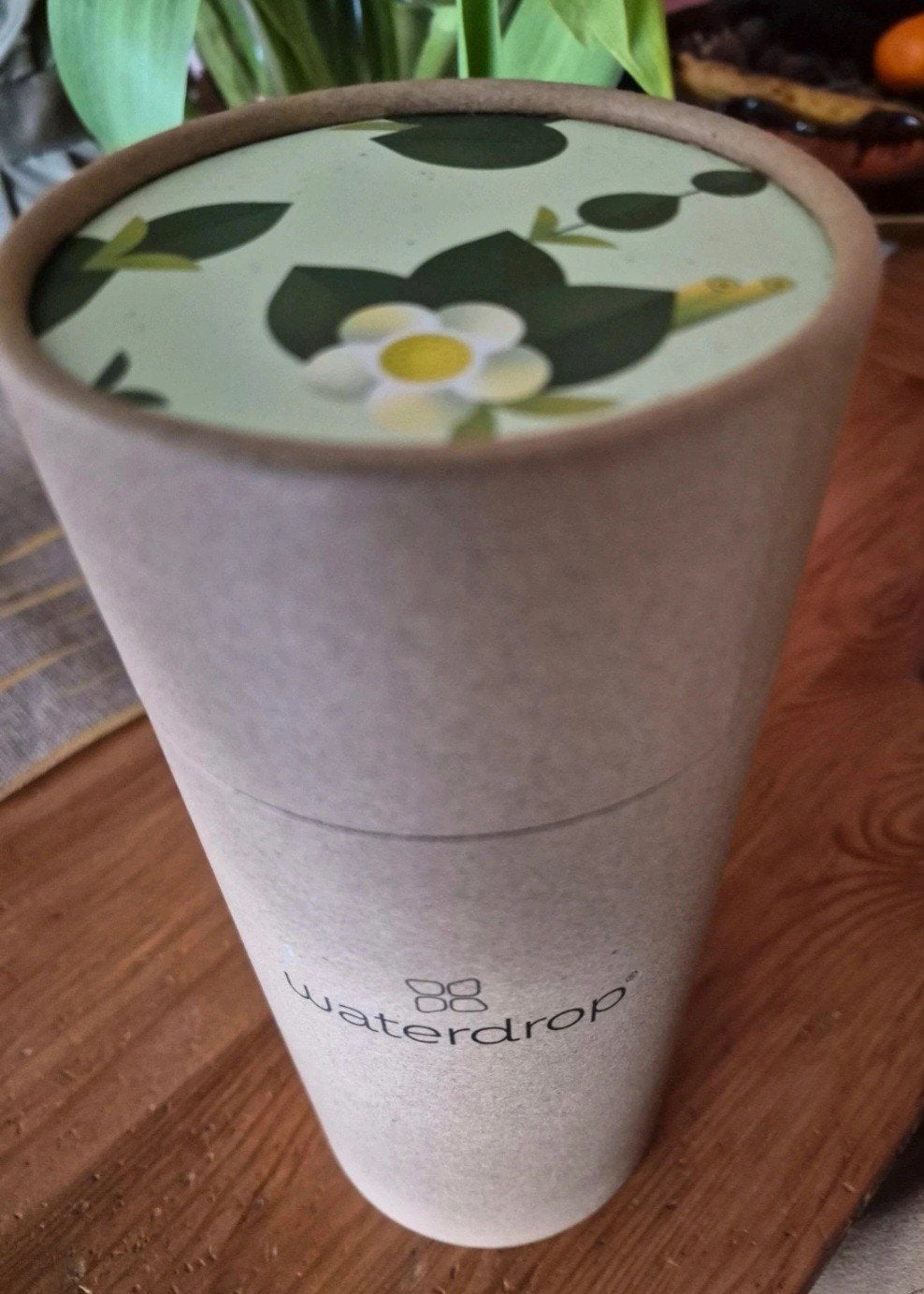 Waterdrop theefles/thermosfles 600ml, Nieuw, Ophalen of Verzenden, Metaal, Overige merken