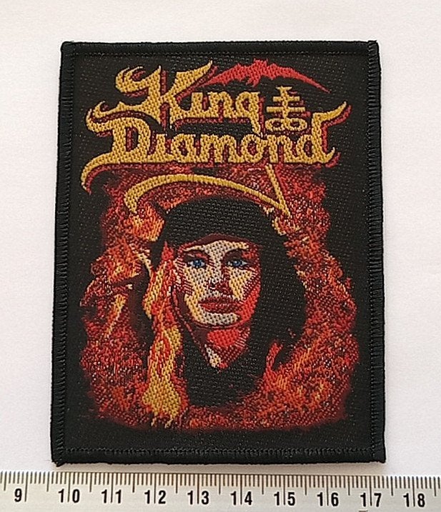 King Diamond zeer mooie patch k163 nieuw Mercyful Fate metal, Verzenden, Nieuw, Kleding